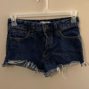 Free People‎ Distressed Jean Shorts Size 27